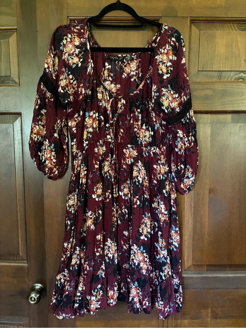 Lola P. Multicolor Floral Boho Dress XL
Worn once  ex condition